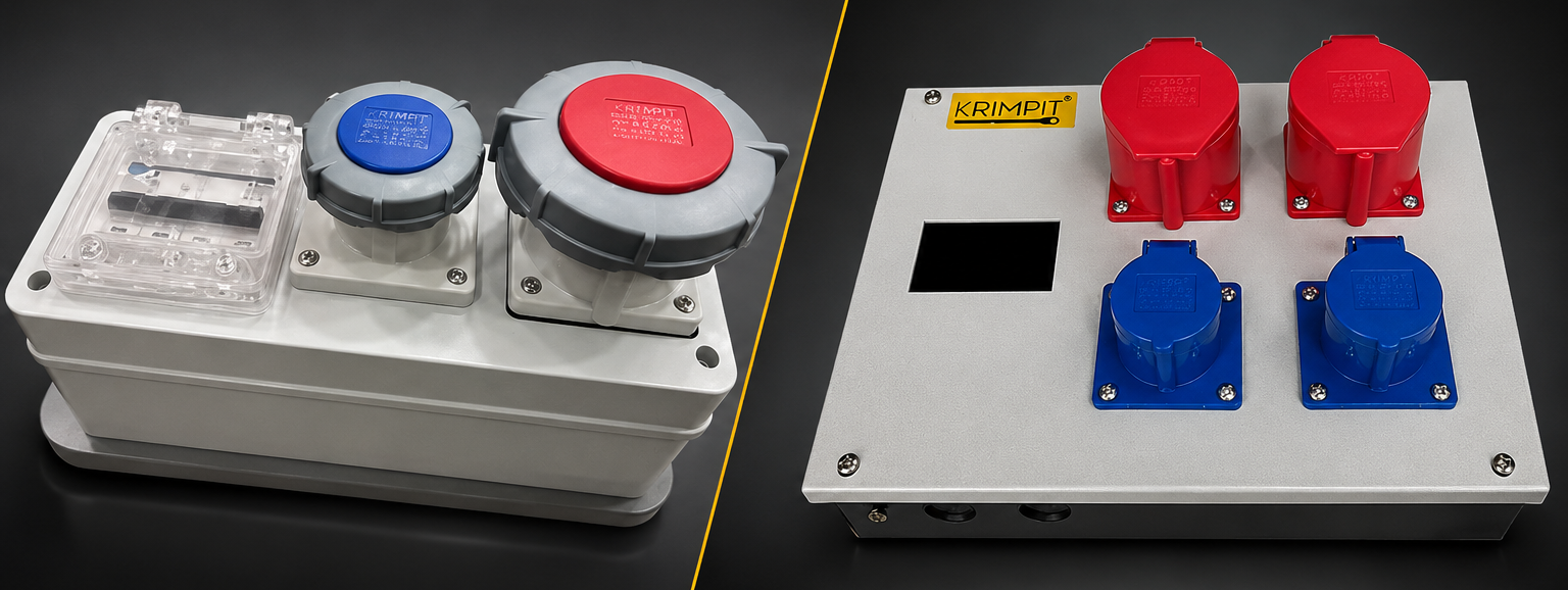 Krimpit Plug Socket Box range